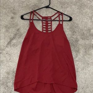 Ladder back tank top